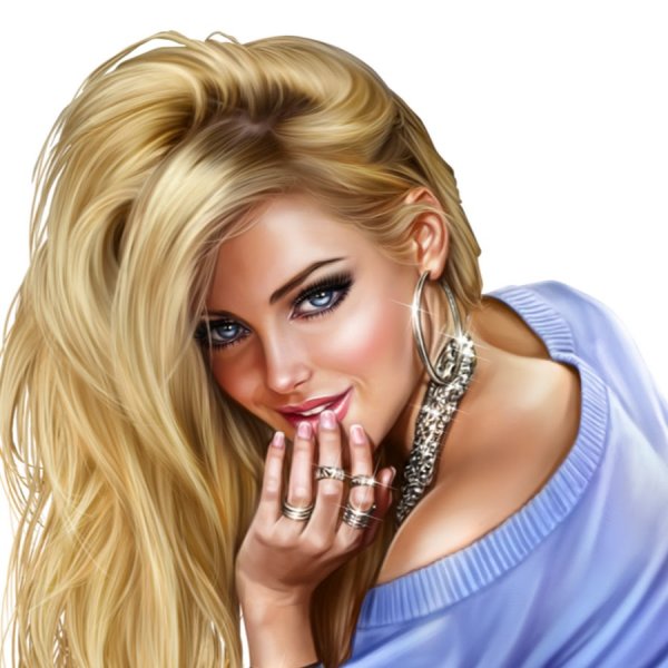 Мультяшные девушки блондинки