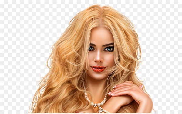 Девушка с шикарными волосами