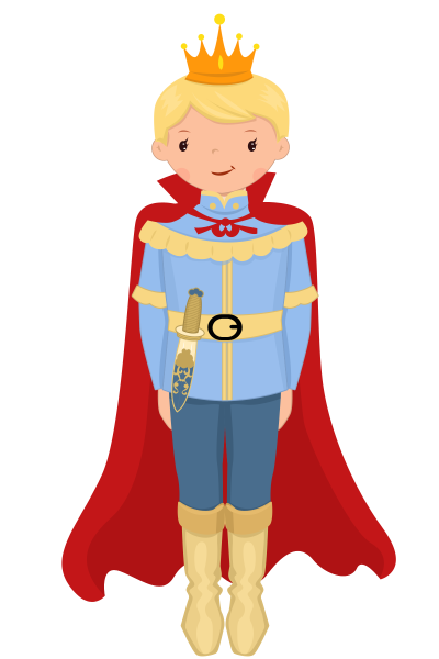 Принц Эрик в полный рост