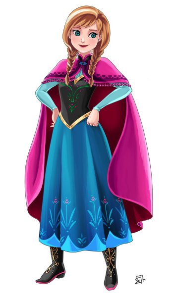 Анна принцесса Дисней