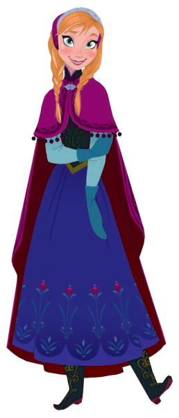 Анна принцесса Дисней 2d