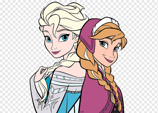 Анна и Эльза вектор