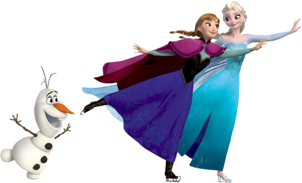 Эльза Анна и Олаф