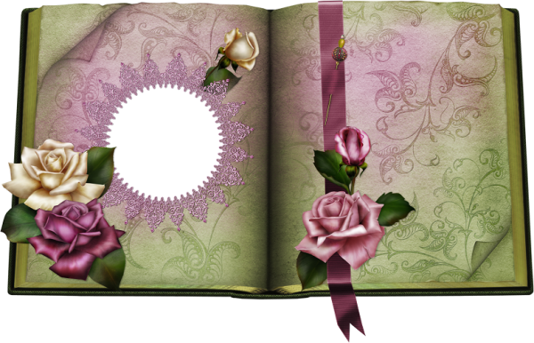 Разворот фотоальбома для фотошопа