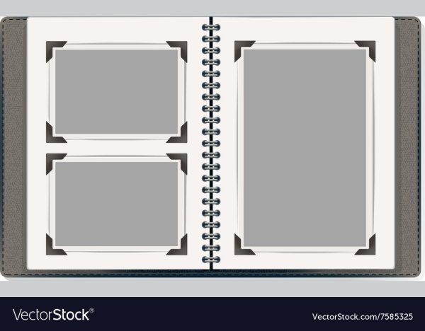 Пустые страницы фотоальбома