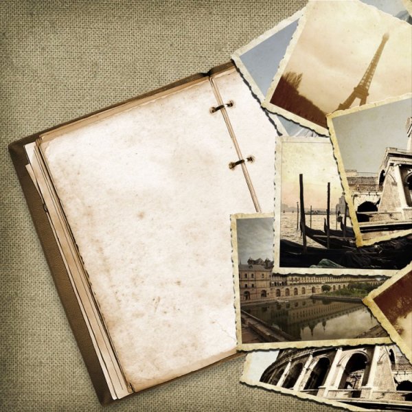 Обложка ретро для фотоальбома