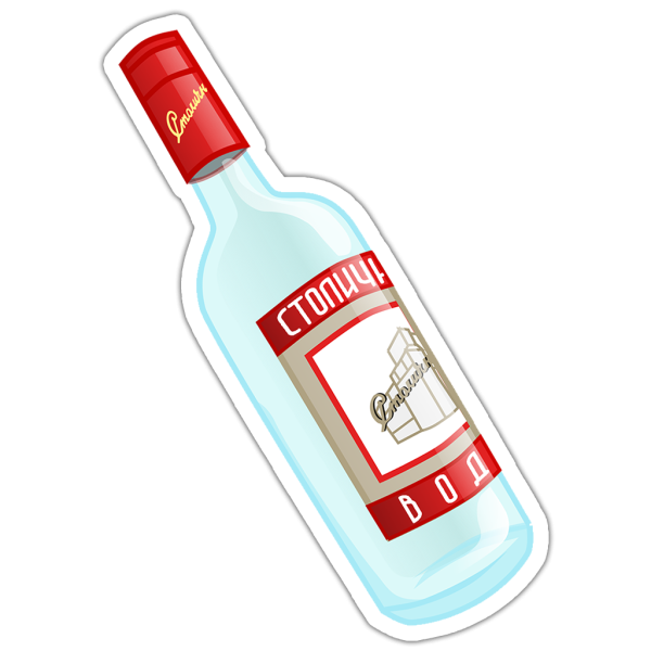 Стикер водка