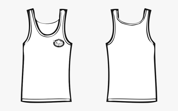 Макет майки без рукавов