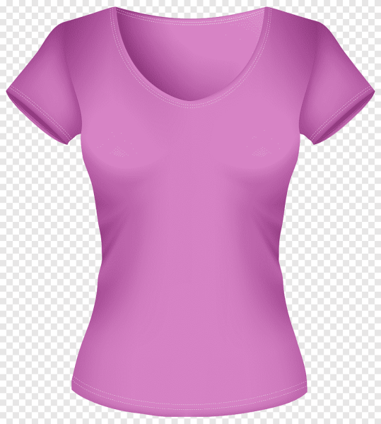 Футболка женская на прозрачном фоне