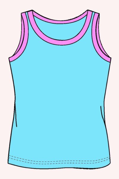 Майка для детей на прозрачном фоне