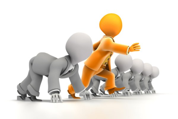 Человечек на старте