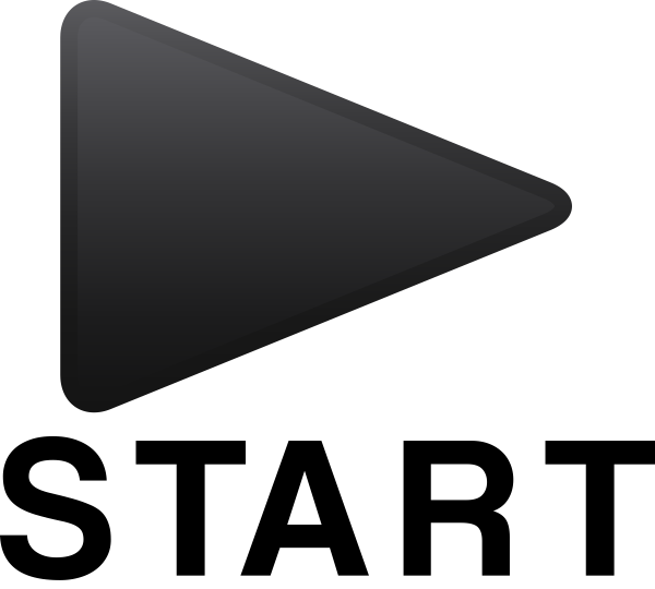 Старт стикер