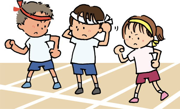 Спортивная эстафета рисунок