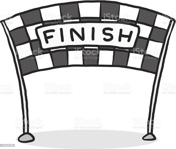 Надпись финиш для детей