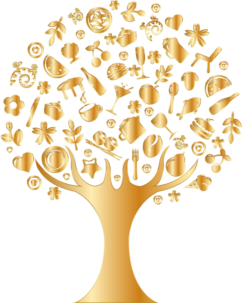 Золотистое дерево