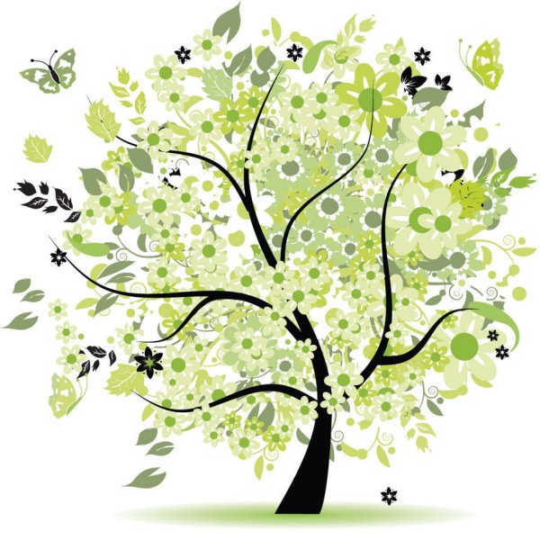 Весна деревья