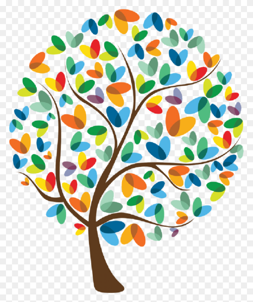 Красочное детское дерево