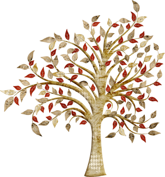 Родовое дерево на прозрачном фоне