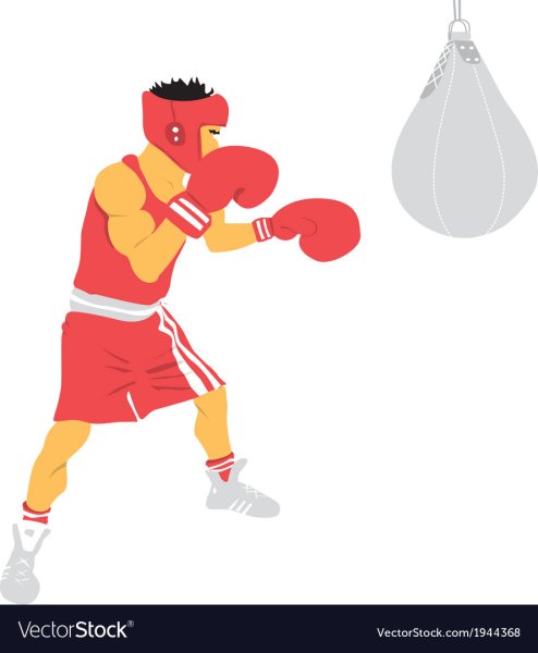 Боксер векторный клипарт