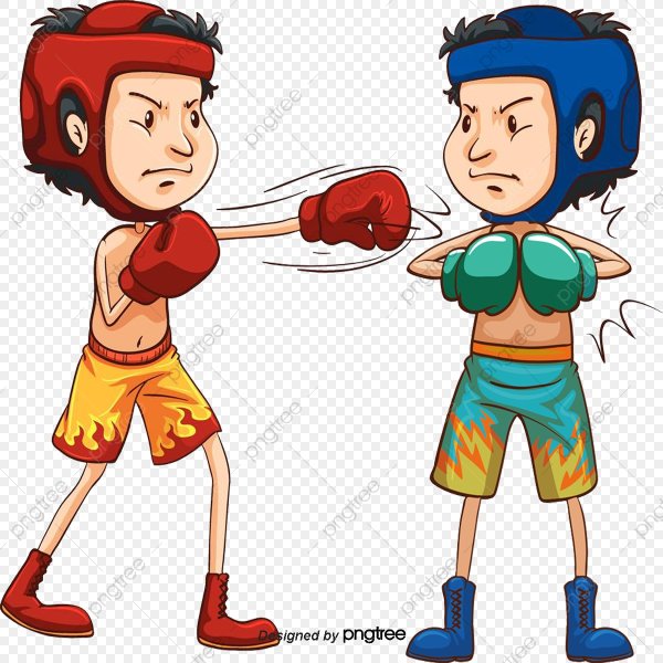 Мультяшки в боксерских перчатках