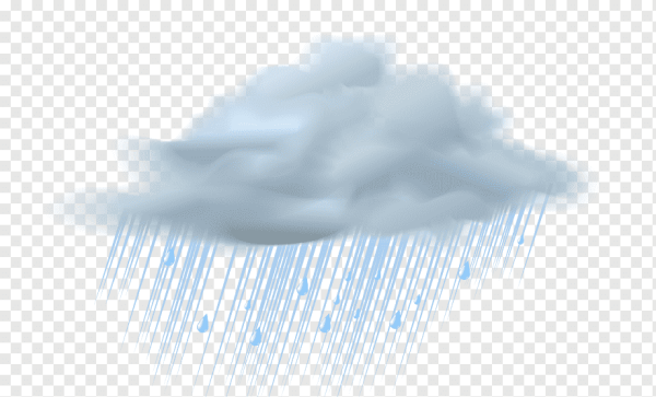 Дождь на прозрачном фоне