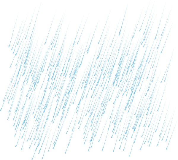 Дождь без фона для фотошопа