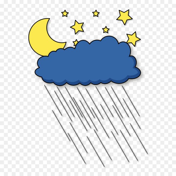 Облако с дождем