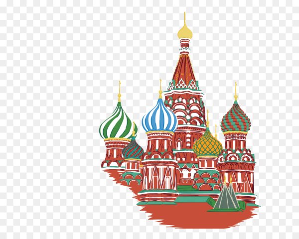 Василий Блаженный собор вектор