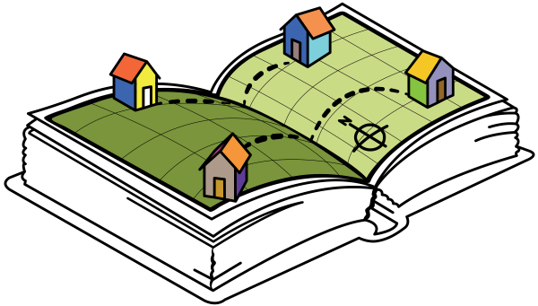 Мультяшный город