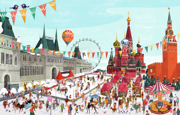 Рисуем итальянский фонтан