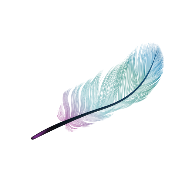 Голубое перо