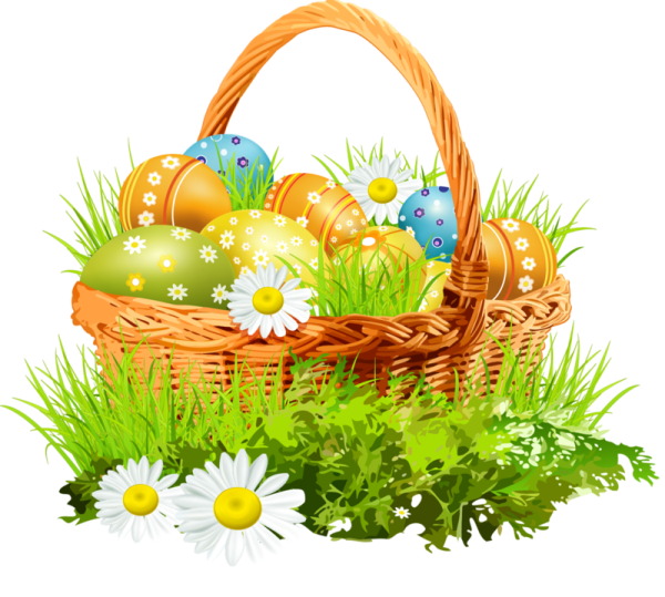 Пасхальное яйцо корзина