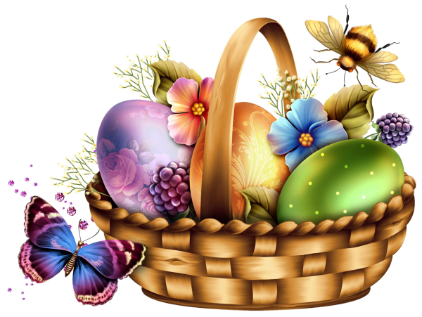 Клипарт Пасхальный на прозрачном фоне