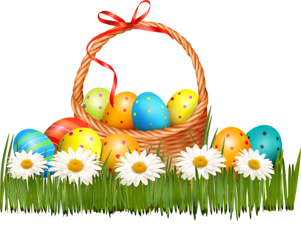 Пасхальная косичка с яйцами