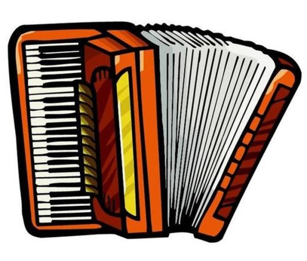 Гармошка иллюстрация