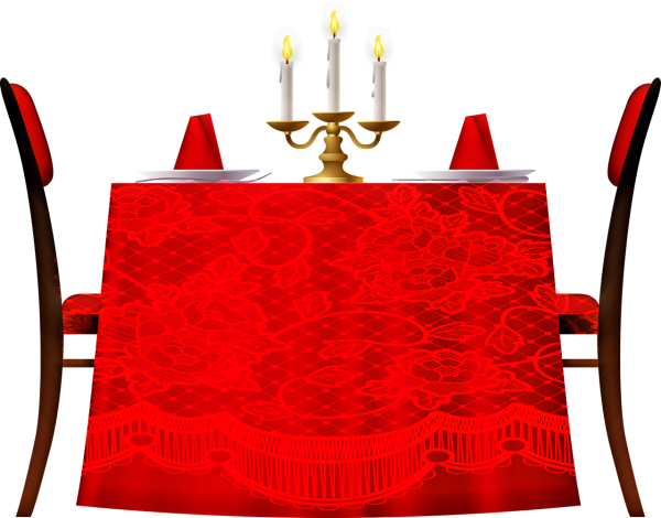 Скатерть на прозрачном фоне