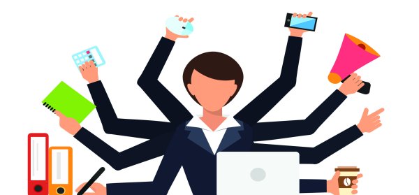 Многорукий человек