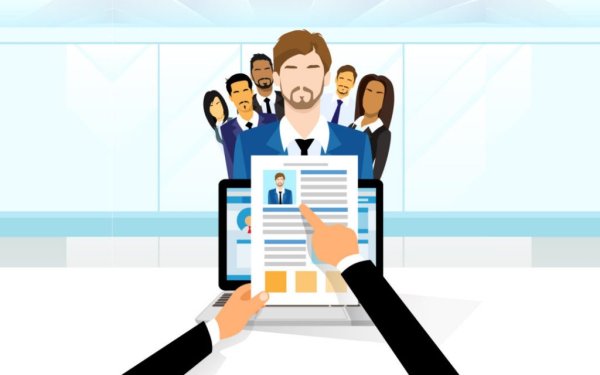 Рекрутер рисунок