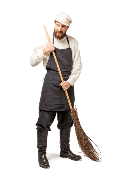 Человек на метле