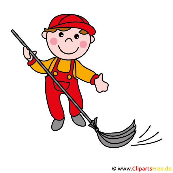 Дворник иллюстрация