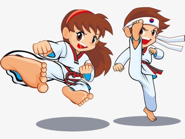 Мультяшные каратисты