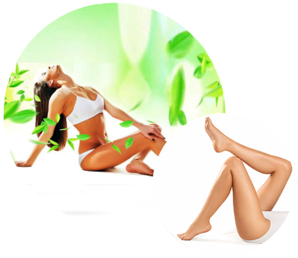 Девушка депиляция