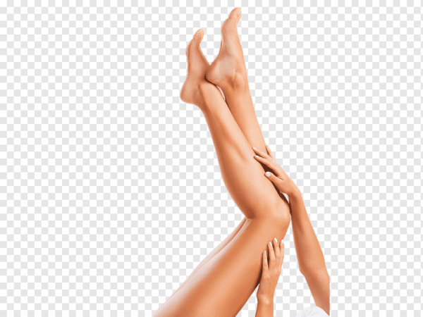 Эпиляция на белом фоне