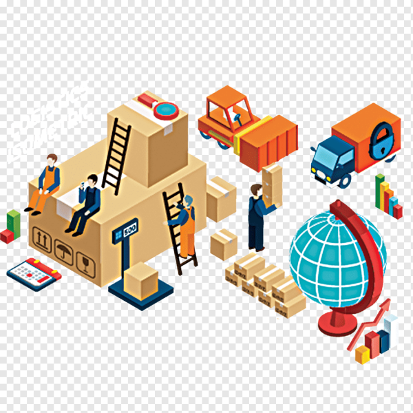 Логистика Векторная иллюстрация