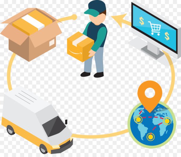 Логист иллюстрация