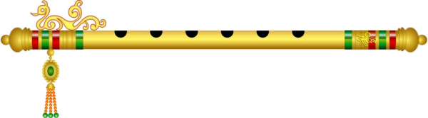 Флейта Кришны лого