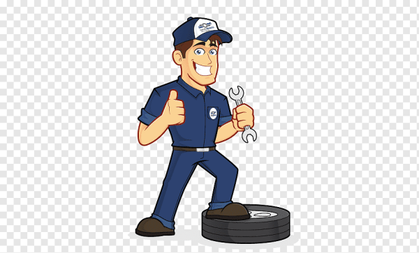 Автомеханик мультяшный