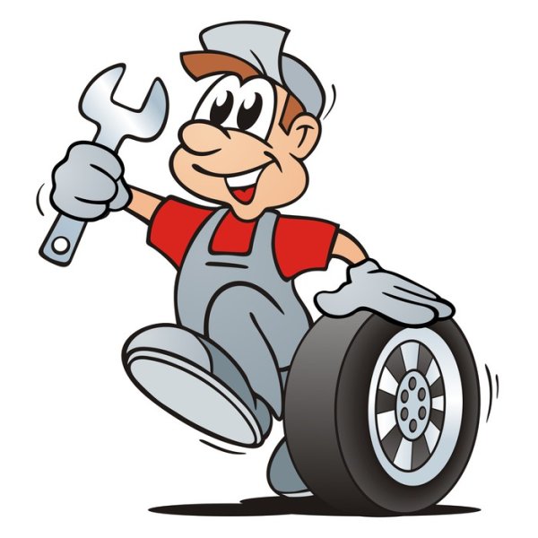 Автомеханик мультяшный