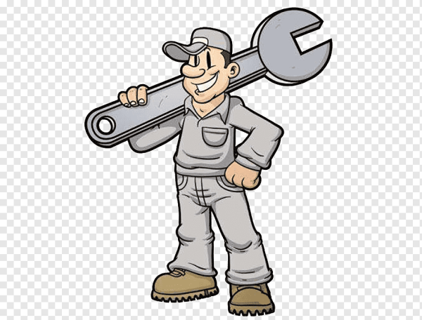 Автомеханик мультяшный