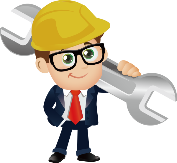 Инженер мультяшный